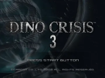 Dino Crisis 3 (USA) screen shot title